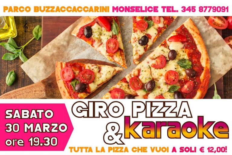Giro Pizza e Karaoke Parco Buzzaccarini Colli Euganei